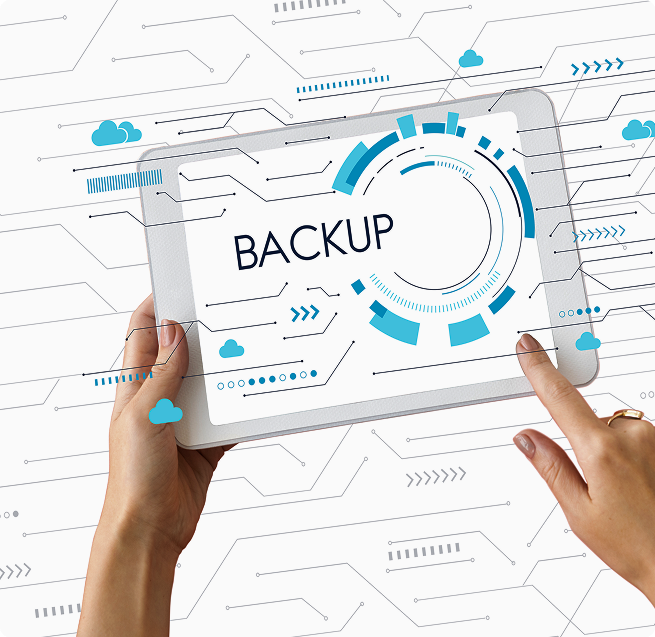 Data backup and recovery visualization