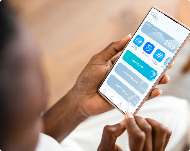 User testing mobile app interface